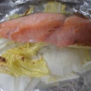 鮭と白菜の和風ホイル焼き